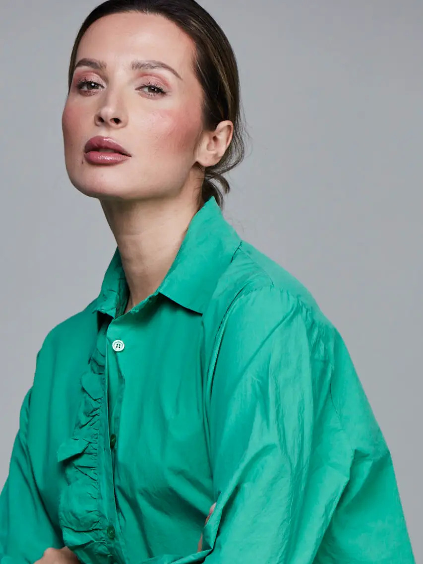 GIRLFRIEND LONG SHIRT GUCCI GREEN - Image 3