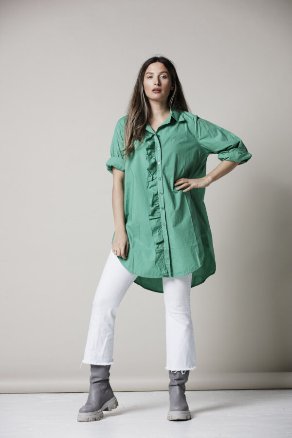 GIRLFRIEND LONG SHIRT GUCCI GREEN