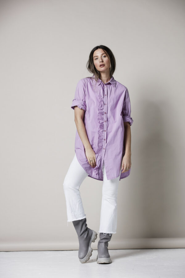 GIRLFRIEND LONG SHIRT VIOLA