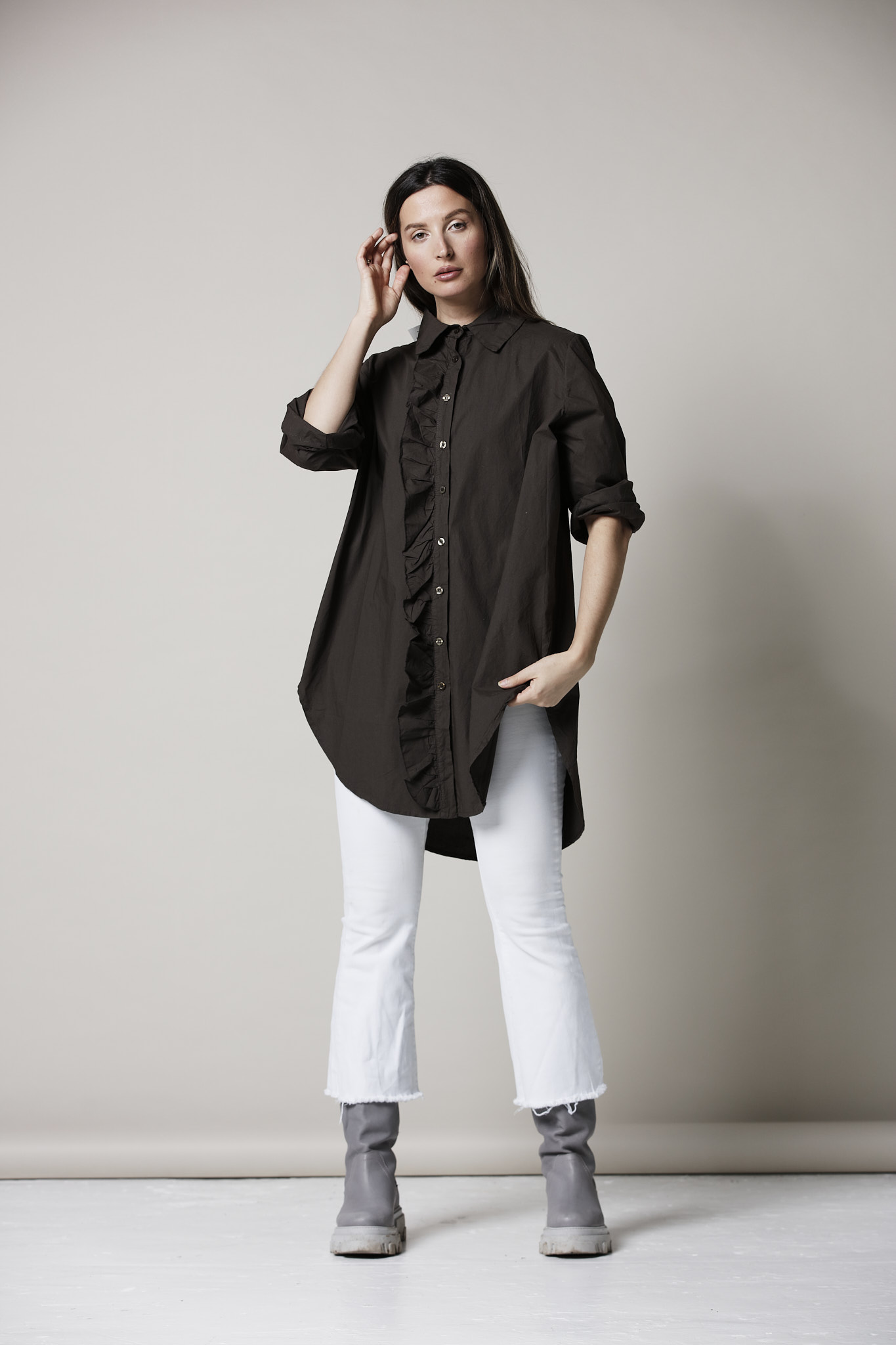 GIRLFRIEND LONG SHIRT - 40 COLORS - Image 8