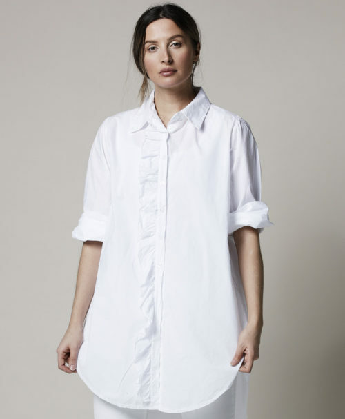 GIRLFRIEND LONG SHIRT WHITE - Image 2