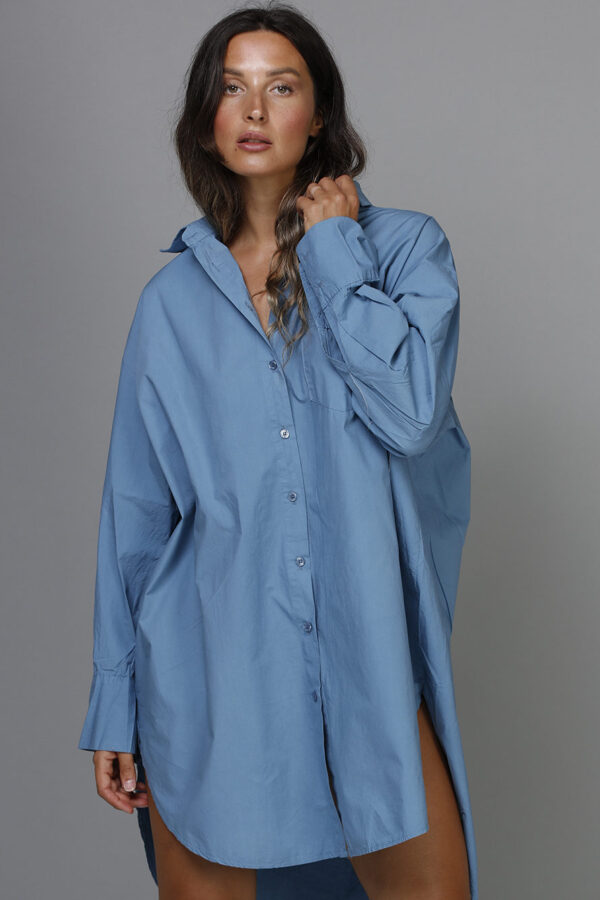 BOYFRIEND LONG SHIRT - 40 COLORS