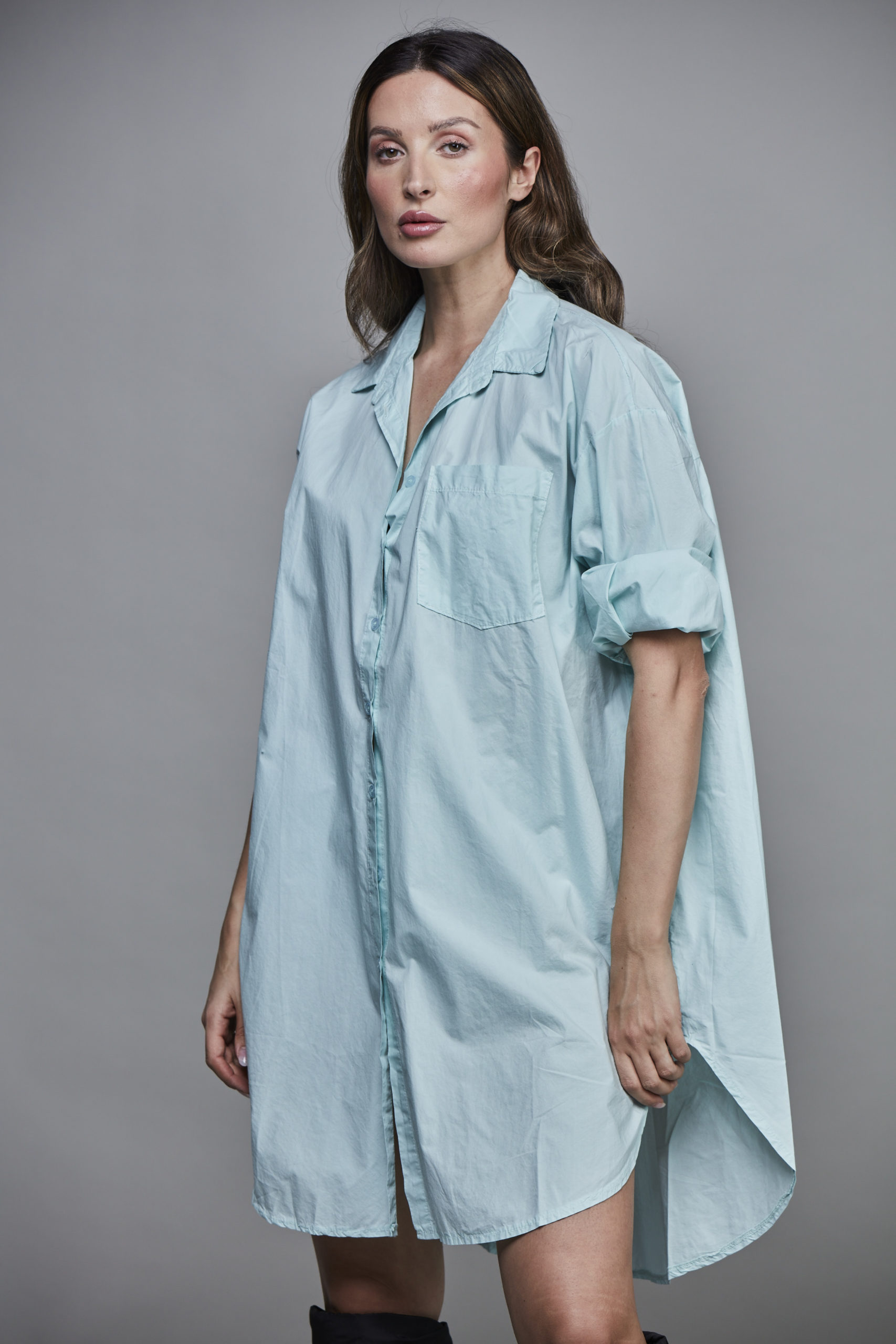 BOYFRIEND LONG SHIRT MINT