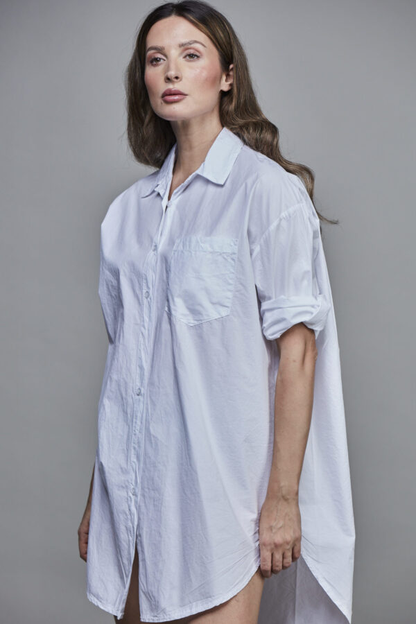 BOYFRIEND LONG SHIRT WHITE