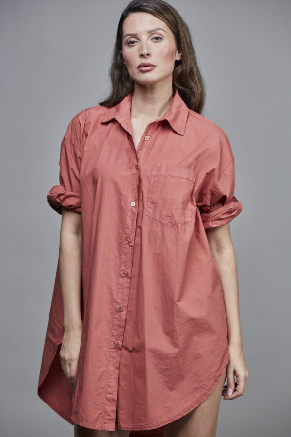 BOYFRIEND LONG SHIRT PEPAROSA