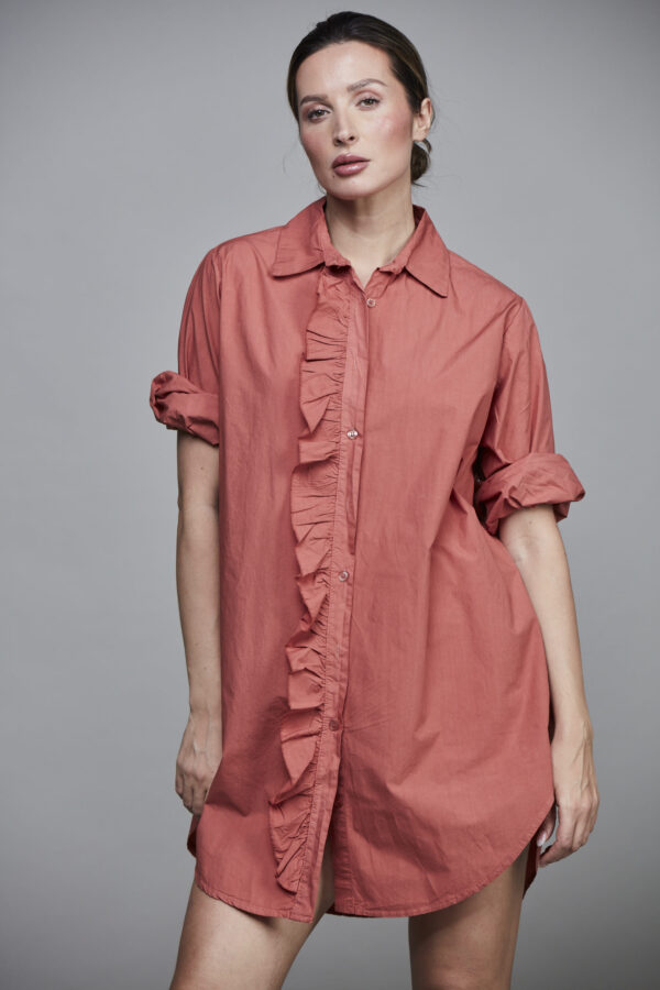 GIRLFRIEND LONG SHIRT - PEPAROSA