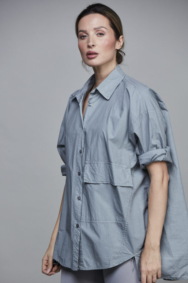 BIG POCKET SHIRT GREY