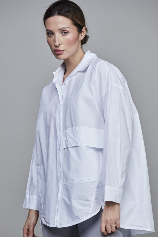 BIG POCKET SHIRT WHITE