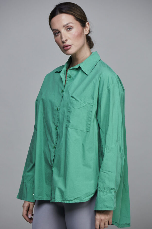 BOYFRIEND SHORT SHIRT GUCCI GREEN
