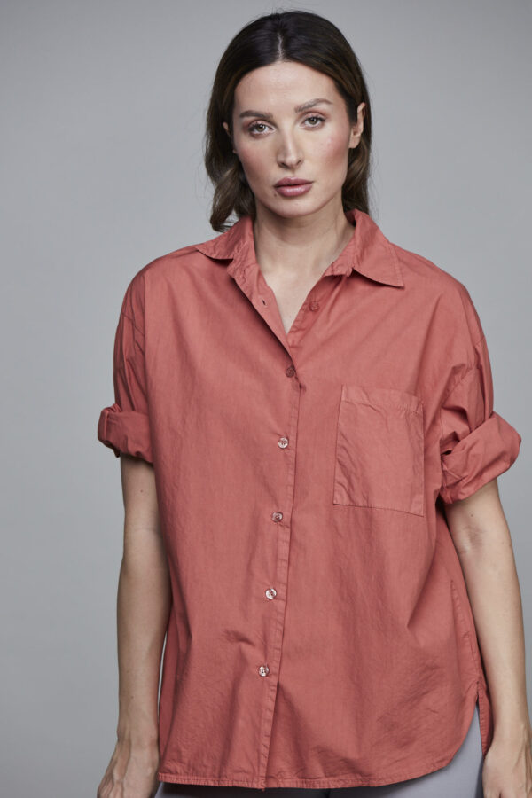 BOYFRIEND SHORT SHIRT PEPAROSA