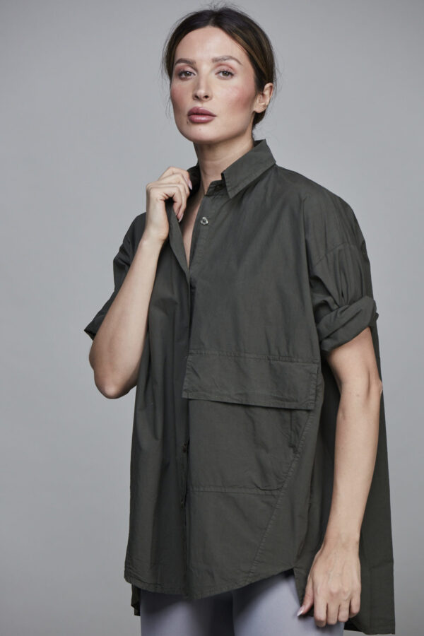BIG POCKET SHIRT DARK ARMY