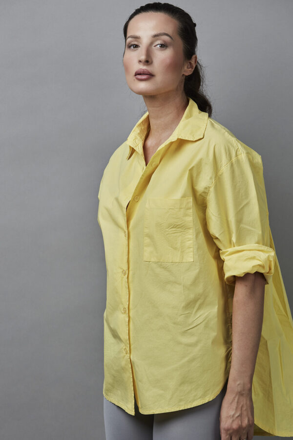 BOYFRIEND SHORT SHIRT YELLOW