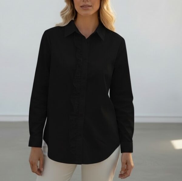 GIRLFRIEND SHORT SHIRT BLACK